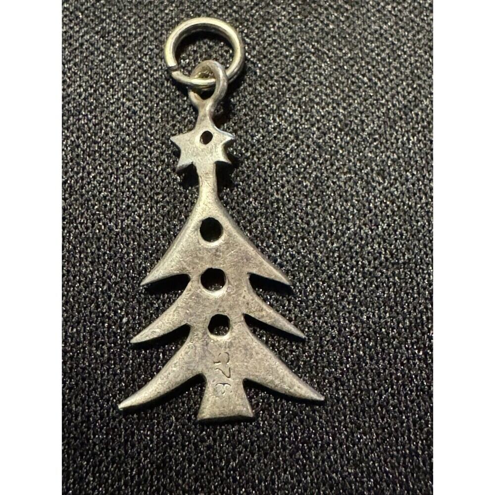 925 Sterling Silver Christmas Tree Pendant